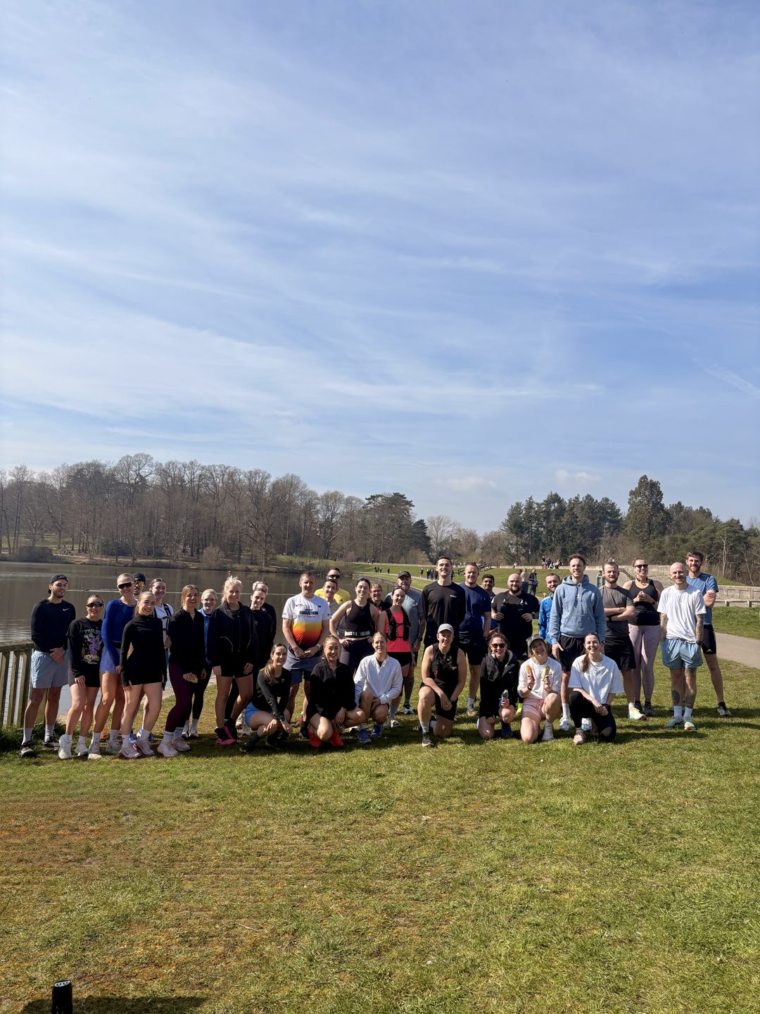 Members celebrating the Run250 challenge
